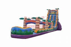 27' Tiki Plunge Double Lane w/ Slip N Slide