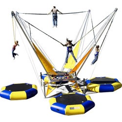 4 Station Bungee Jump Trampoline