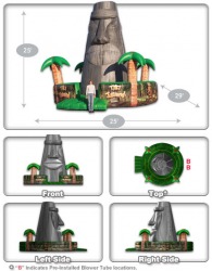 CEC TikiIsland Panel 116742333 Tiki Wall