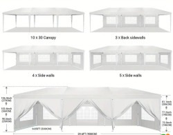 Tent203 1734139951 10x30 Pop up tent with sides