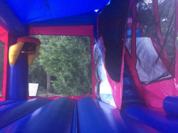 Frozen Bouncer Slide combo wet w/ splash pad
