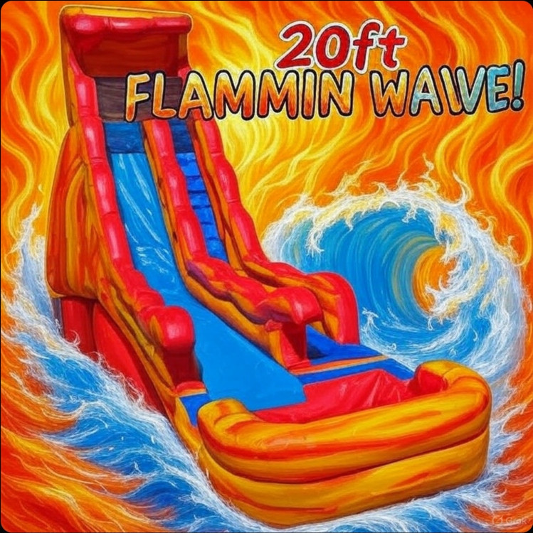 20' Flammin Wave With Pool