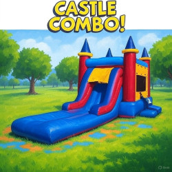 Single Lane Castle Combo w Pool