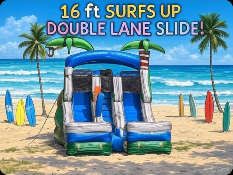16' Surfs Up Double Lane Dry